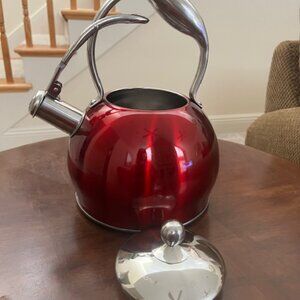 2 QT Stainless Steel  Whistling Tea Kettle by Wolfgang Puck